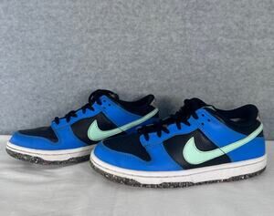 Nike Dunk Low SE GS Kids 5Y Crater Black Photo Blue Mint Green DR0165-001 Skate